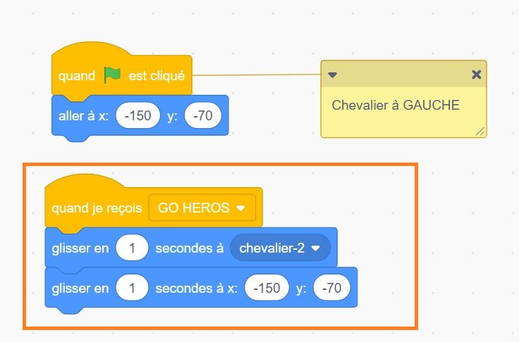 2 scratch - Chevaliers - MESSAGE GO