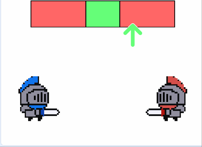 scratch - joute mouvement fleche