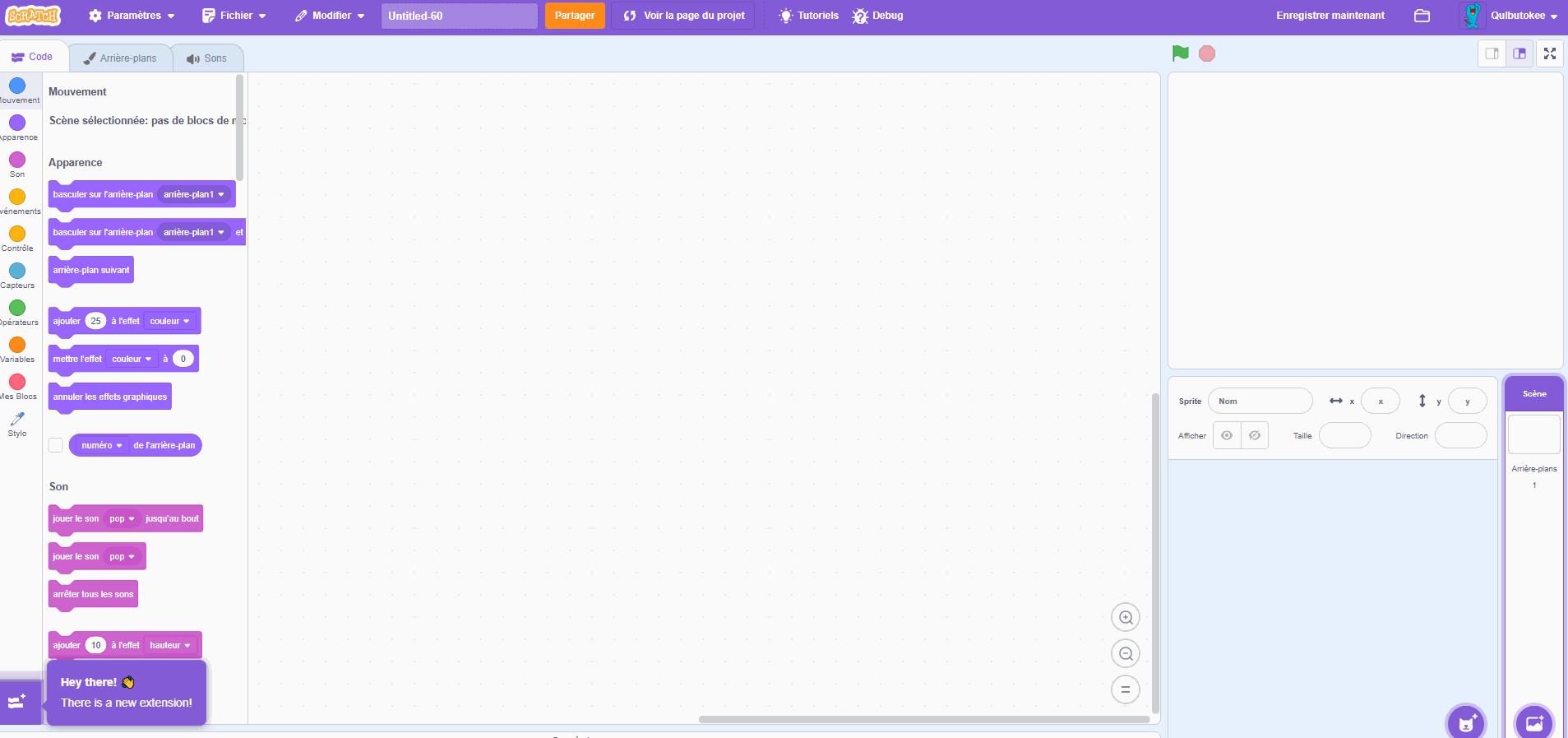 creer le chemein - piskel - 8 import