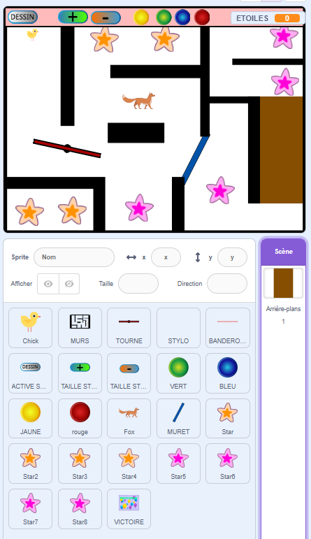 labyrinthe - arriereplan